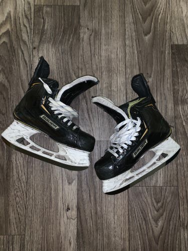 Used Bauer Pro Stock Size 7 Supreme 2S Pro Hockey Skates