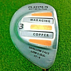 Platinum Maraging Copper Shallow Face 3 Wood / RH / Senior Graphite / gw1460