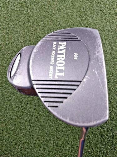 Knight Golf Payroll Black Polymer Insert Putter / RH / ~34" Steel / gw5977
