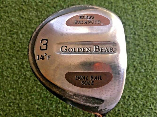 Golden Bear Dual Rail Brass Balanced 3 Wood 14*  RH /  Regular Graphite / mm1281