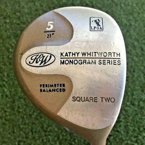 Square Two Kathy Whitworth Monogram 5 Wood 21*  / RH /  Ladies Graphite / mm1273