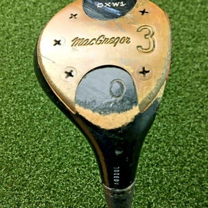 MacGregor DXW1 Classic 3 Wood / RH / ~42.25" Regular Steel /Vintage Grip /gw4097