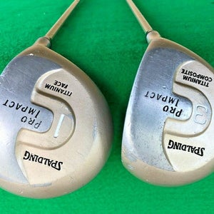 Spalding Pro Impact Titanium Wood Set Driver, 3w / Ladies Graphite / sa4842