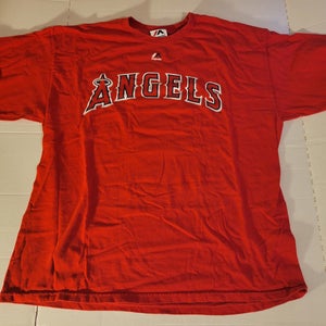 Majestic Albert Pujols Los Angeles Angels MLB Short Sleeve Shirt, Tag Size XL