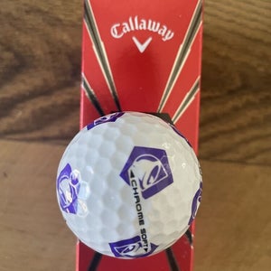 RARE TACO BELL Callaway Chrome Soft TRUVIS Golf Ball NEW