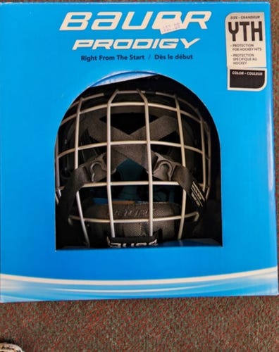 New Youth Bauer Prodigy Helmet-3 Helmet Package