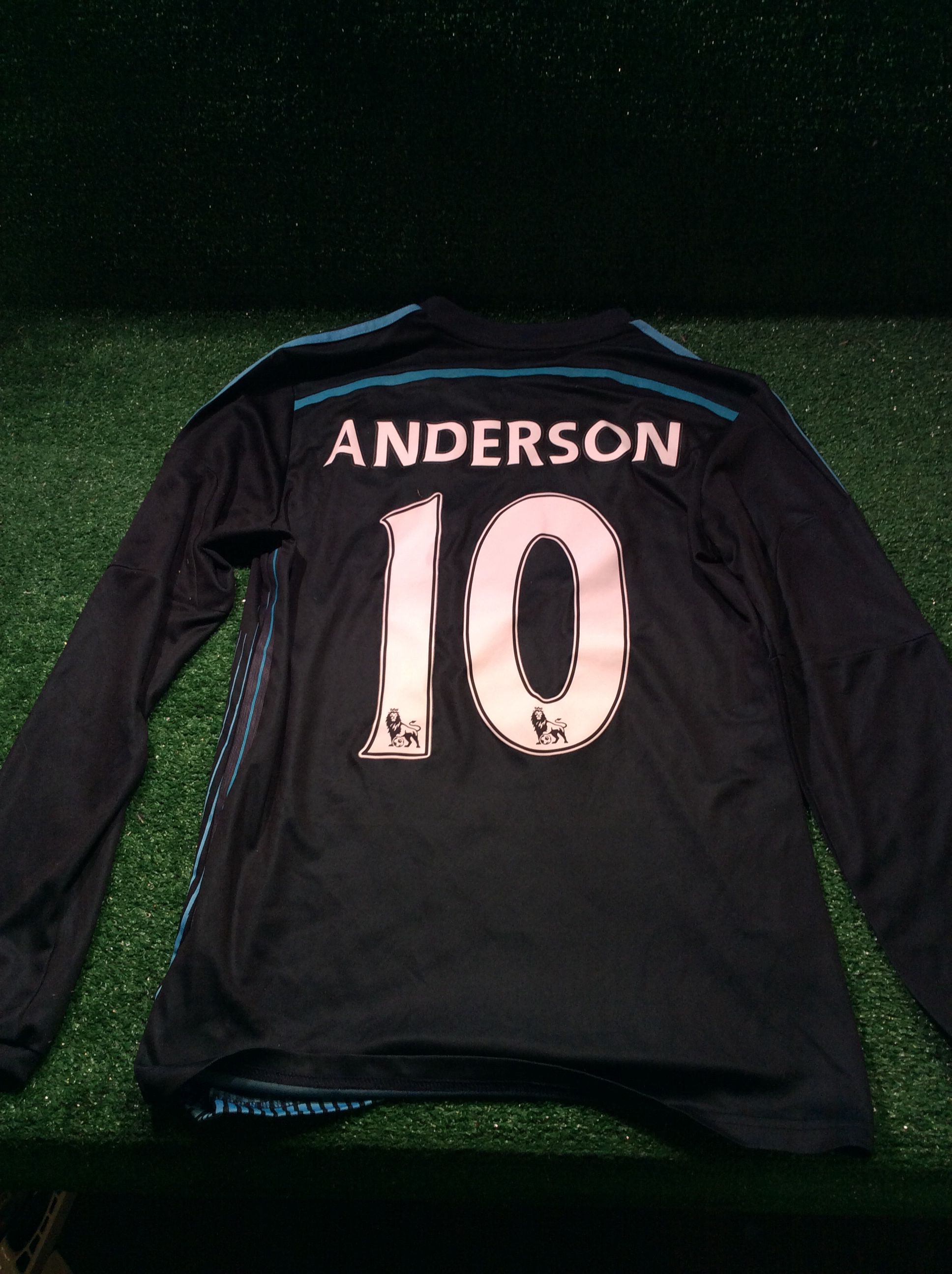 Adidas Chelsea Football Club #10 Anderson Medium (M) Long Soccer Jersey