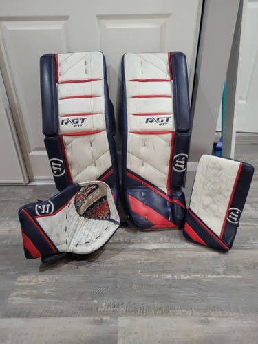 Used 30" Warrior Regular Ritual GT Goalie Full Set
