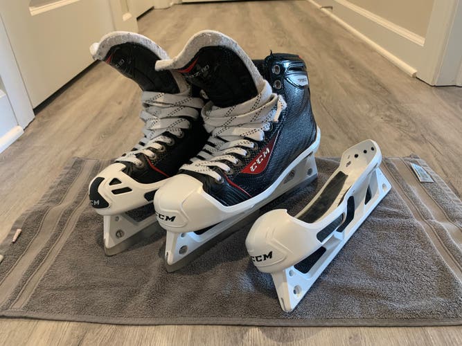 CCM Goalie Skates! Cowlings! Skate Steel! Read Description!!!!!