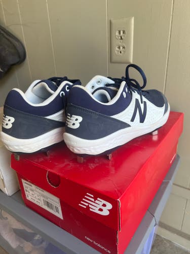 Blue Men's Metal Low Top