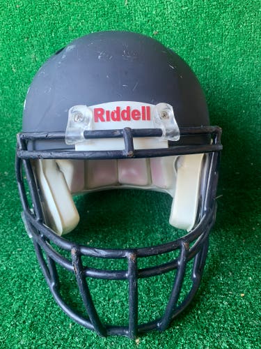 Adult Large - Riddell Speed Football Helmet - Navy Blue Matte