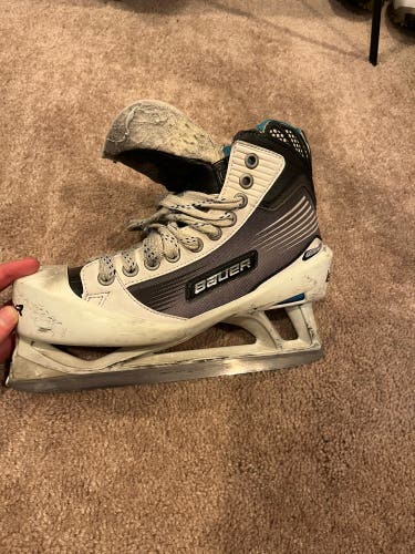 Used Bauer Reactor 4000 Hockey Goalie Skates