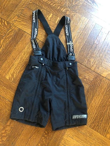Spyder JR Softshell Training Shorts - Unisex Size 8 kids (black)