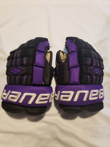 Used Bauer Nexus 800 Gloves 14"  Black Purple