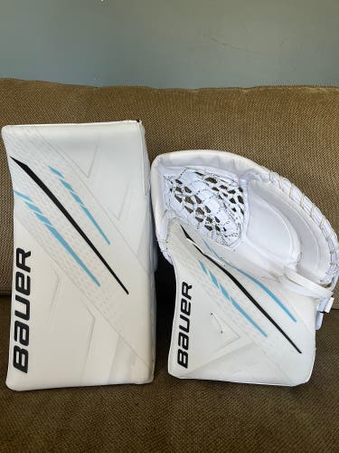 New Bauer Hyperlite Glove and Blocker