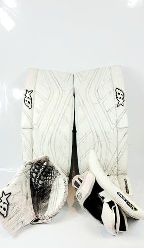 Used 34" Regular Brian's G-Netik Pro 4 Goalie Full Set