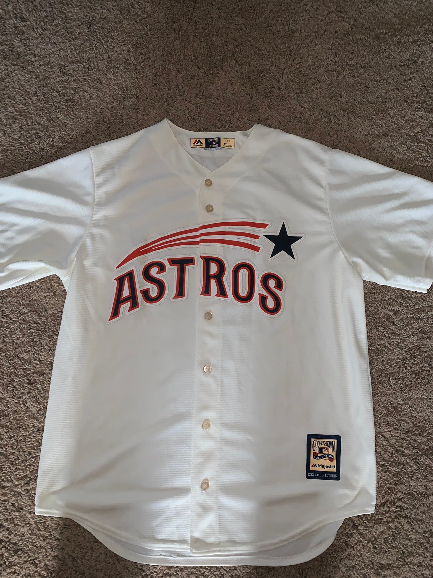 Houston Astros Jose Altuve 1965 Shooting Star Replica Jersey SGA Size XL  Retro
