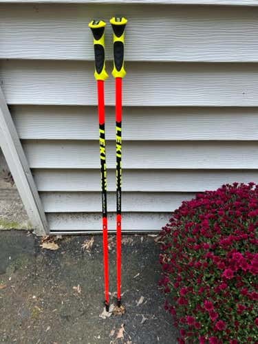 Used 38in (95cm) Leki Racing World Cup Lite SL Ski Poles