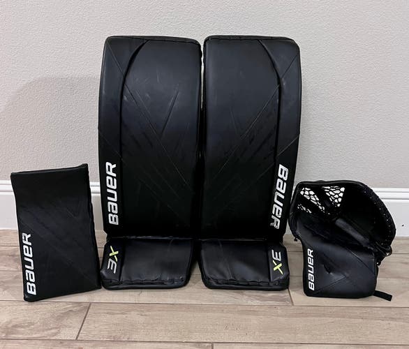 33" Bauer Vapor 3x Goalie Full Set Size Small