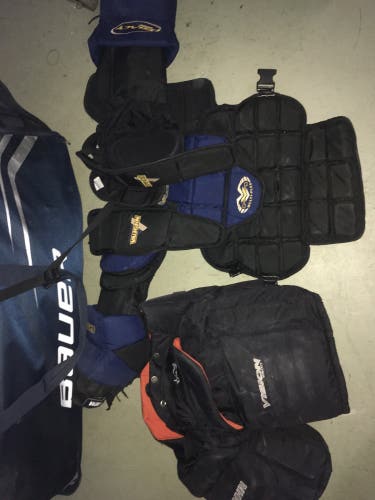 Used Medium Vaughn Hockey Goalie Pants