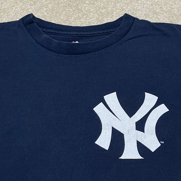 Mark Teixeira New York Yankees T Shirt Men Small Adult Blue MLB Baseball 25