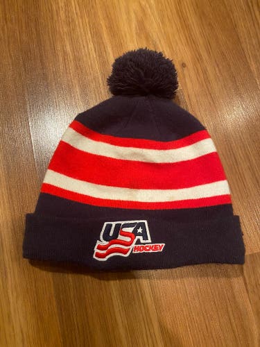 Nike Official Team Issued USA Hockey National Team Development Program Winter Knit Beanie
