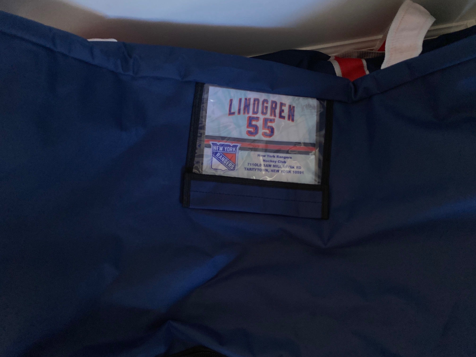 Lindgren 55 New York Rangers Unisex Hooded Sweatshirt - New York Teams Store