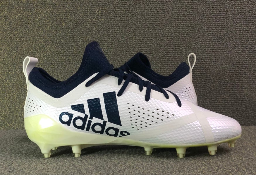 Adidas Adizero 5-Star 7.0 Football Cleats White Navy Blue DA9549 Mens size 9