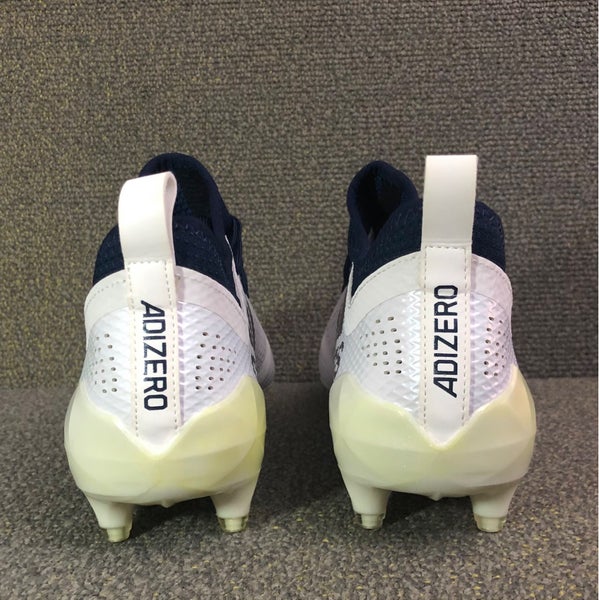 Adidas Adizero 5-Star 7.0 Football Cleats White Navy Blue DA9549 Mens size 9