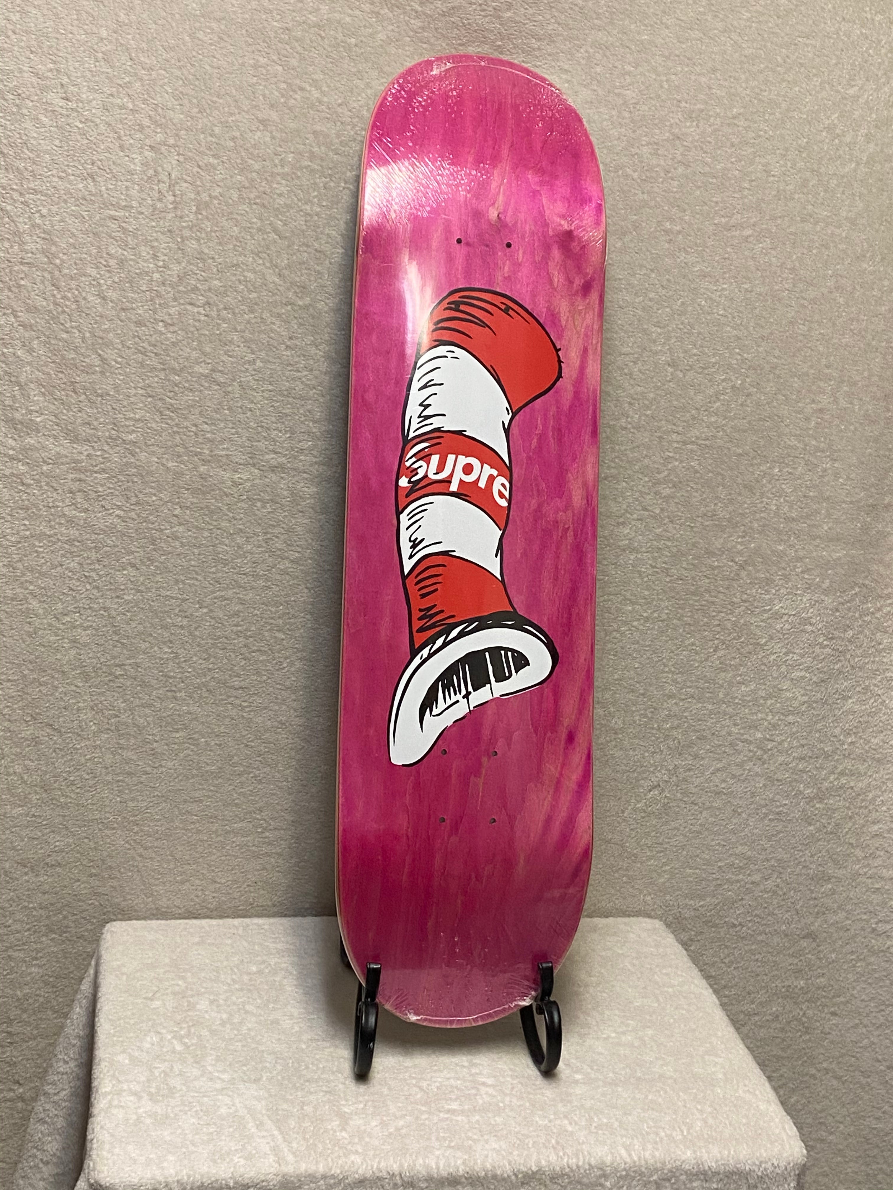 Supreme Disturbed Skateboard Deck Red for Women