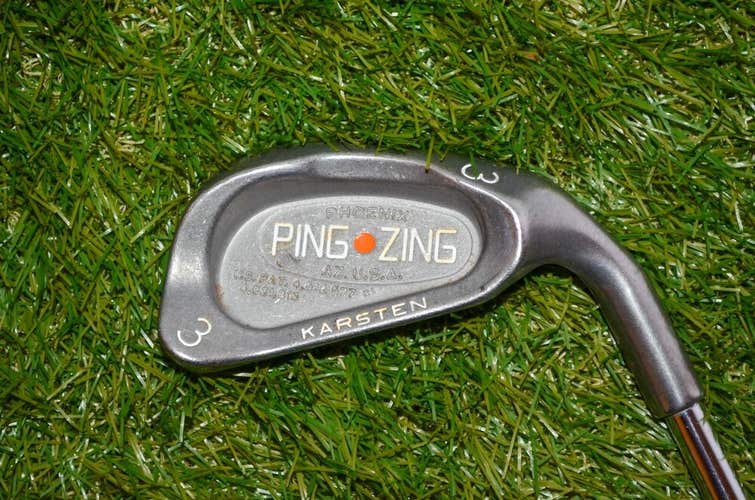 Ping	Zing	3 Iron Orange Dot	Right Handed	38.5"	Steel	Stiff	New Grip