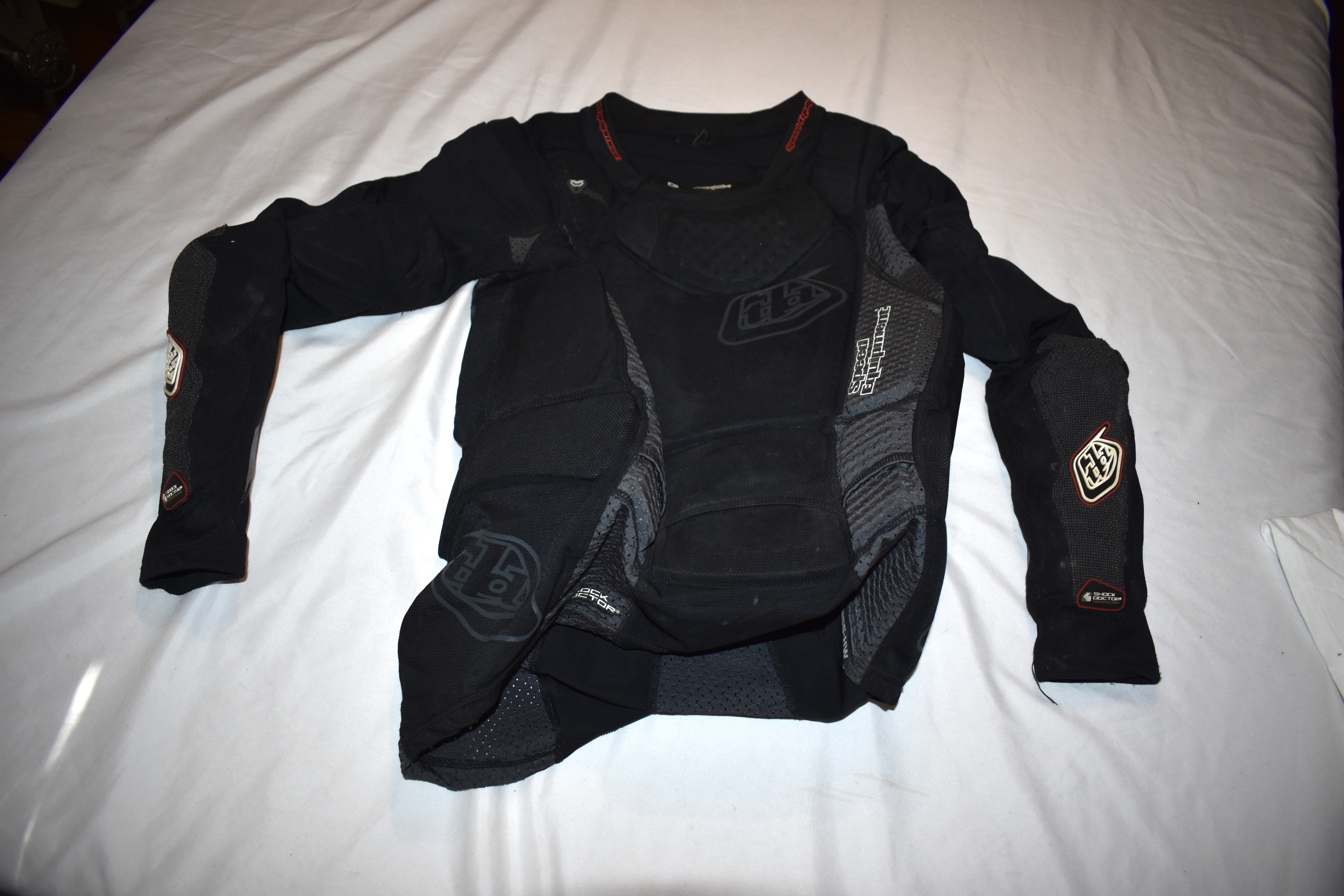 Shock Doctor 7855-HW / Troy Lee Designs Long Sleeve Armored Shirt - Retail $179