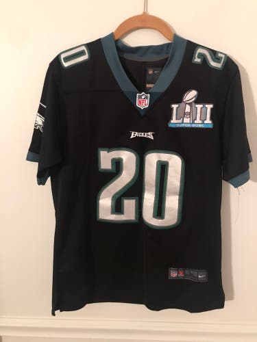 Brian Dawkins Black Used Youth Large Nike Jersey