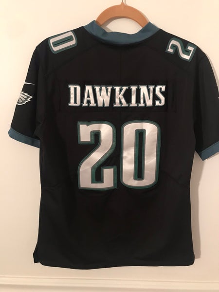 Brian Dawkins Black Used Youth Large Nike Jersey