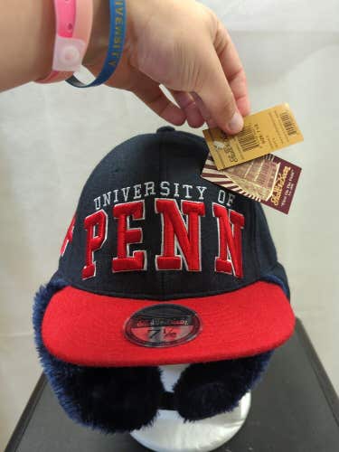 NWT University Of Pennsylvania Stall&Dean Winter Fitted Hat 7 1/2 NCAA