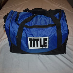 Title Boxing Bag, Blue - Great Condition!