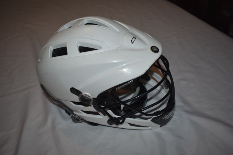 Cascade CS Youth Lacrosse Players Helmet, White