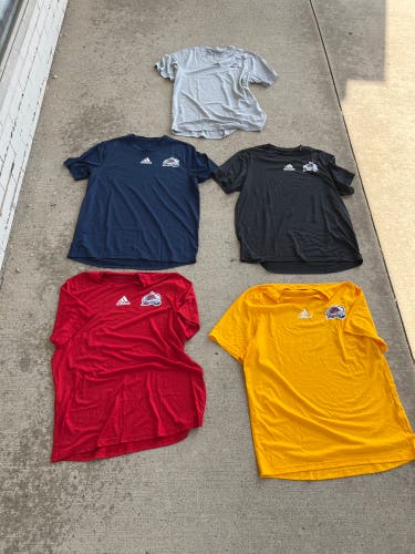 New Adidas Colorado Avalanche Creator T-Shirt Multiple Colors M, L & XL