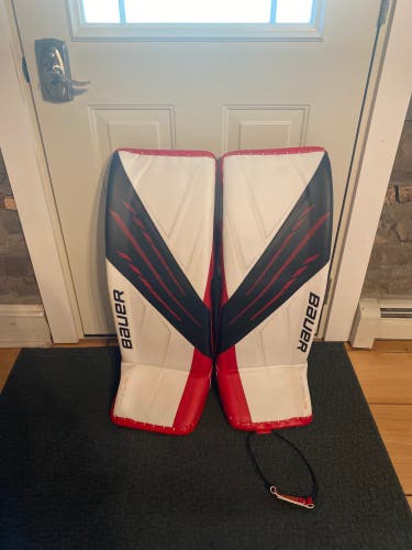 New 34" Bauer Pro Stock Hyperlite Goalie Leg Pads