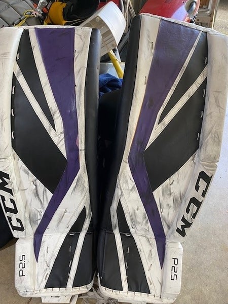Used 34" CCM Premier P2.5 Goalie Leg Pads