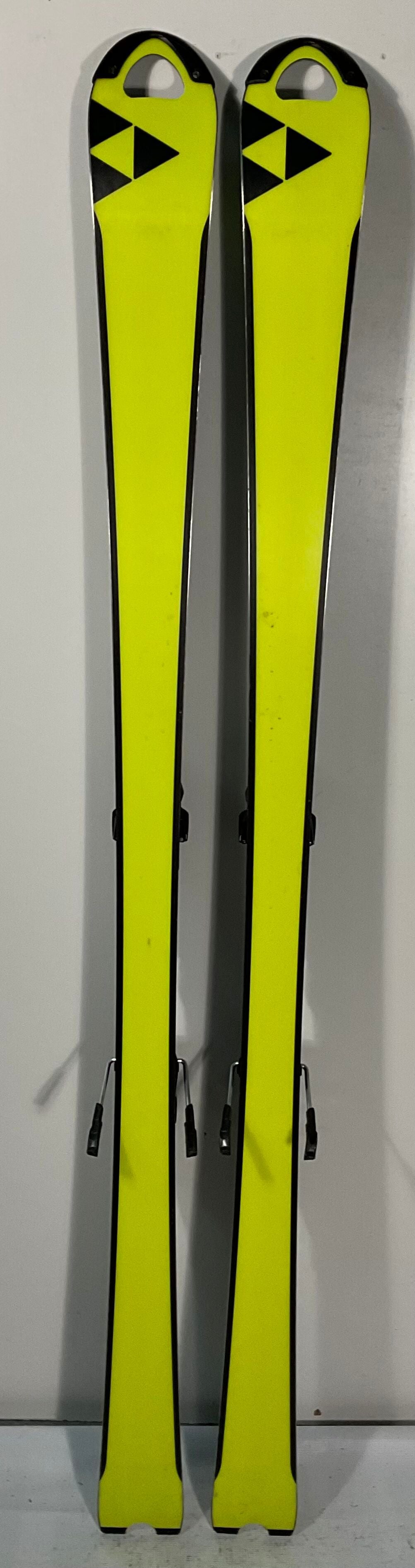 Used Fischer Racing RC4 World Cup SL 165cm Skis With Fischer Z17