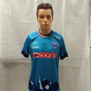 Rare 2016-2017 FC Grenoble Rugby Jersey Kappa L Teal