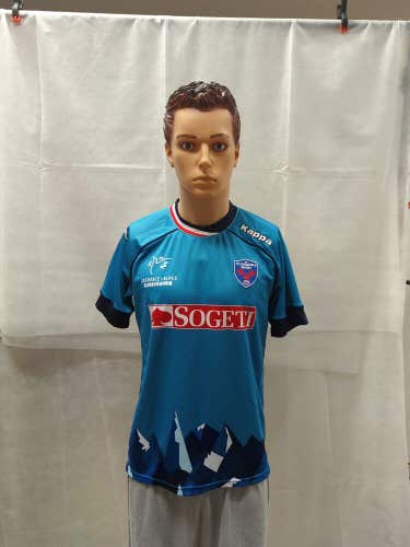 Rare 2016-2017 FC Grenoble Rugby Jersey Kappa L Teal
