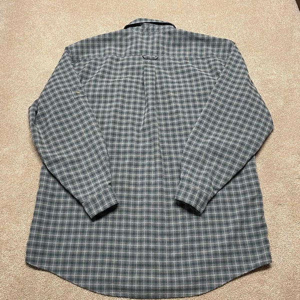 LL Bean Button Down Shirt Men XL Adult Tall Plaid Collar Outdoor