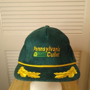 Vintage Pennsylvania Cullet Corduroy Gold Leaf Snapback Hat