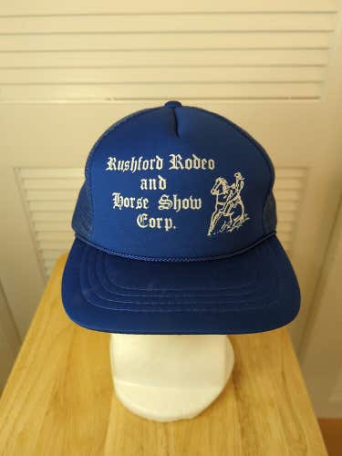 Rushford Rodeo And Horse Show Corp Mesh Trucker Snapback Hat