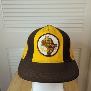 Vintage Busch Gardens The Dark Continent Mesh Trucker Snapback Patch Hat