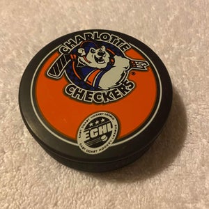 Charlotte Checkers ECHL Hockey Puck