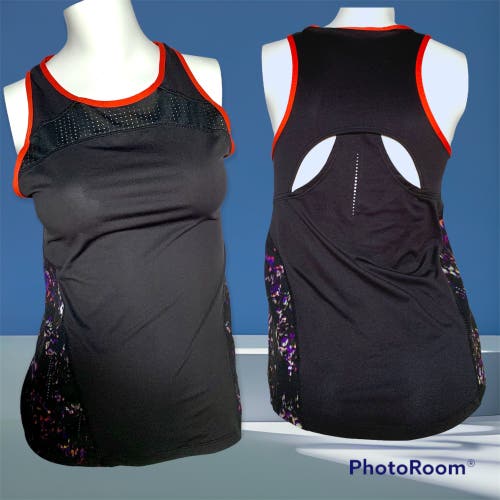 Champion C9 Duo Dry+ Cutout Racerback Workout Tank with Mesh Top size XS