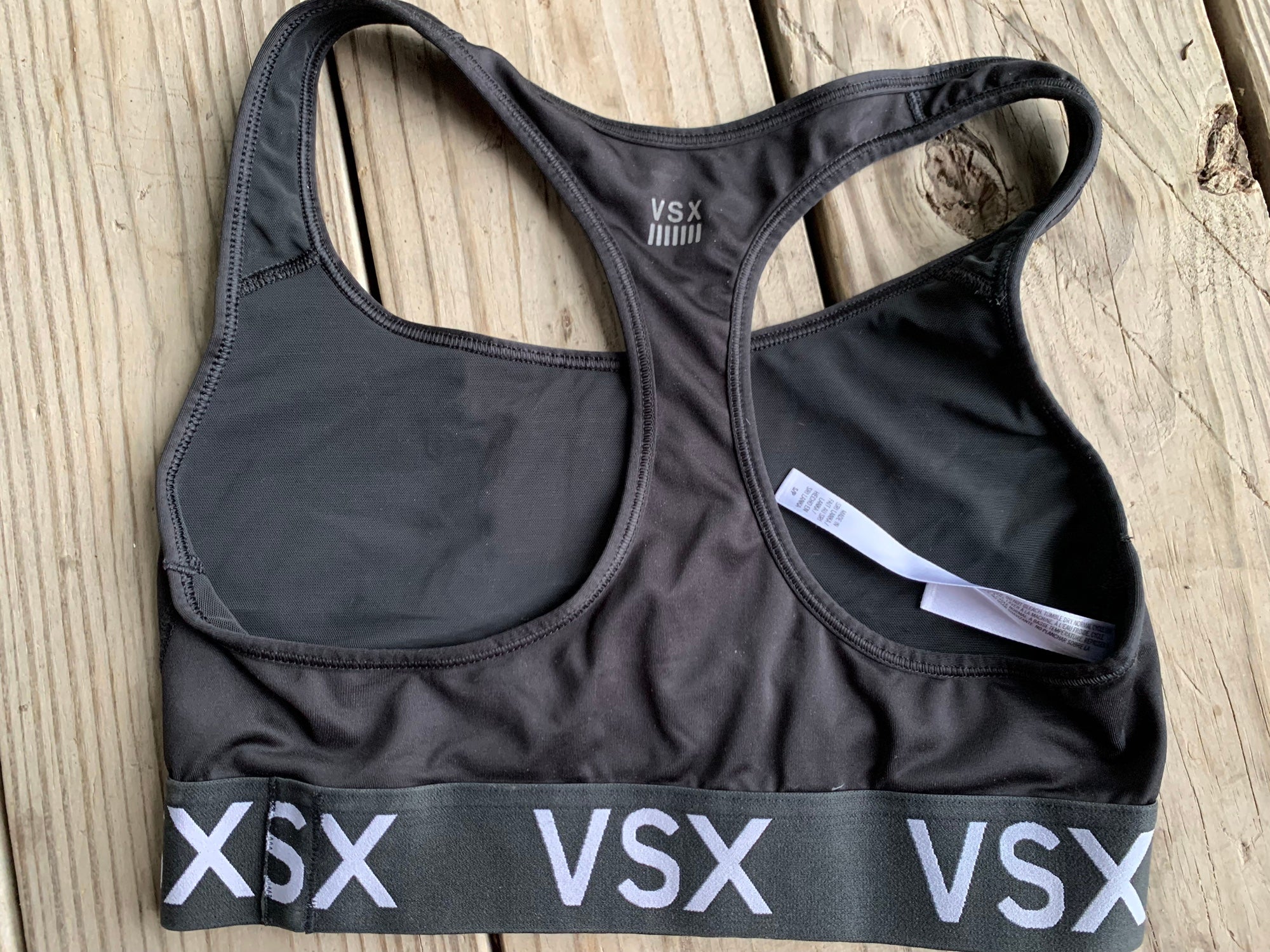 Victoria's Secret VSX Sport Racerback Sports Bra VSX Logo